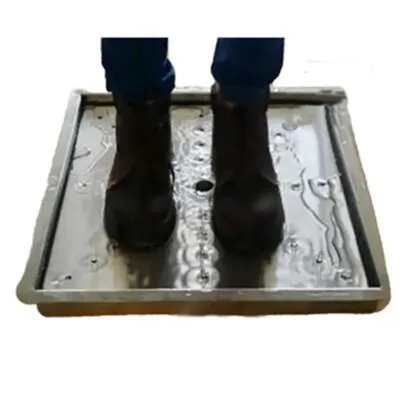 Pediluvio (Limpia zapatos) EN ACERO INOX Ref: PED-300