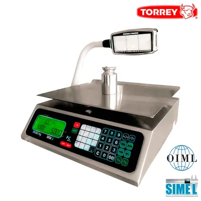 BALANZA LIQUIDADORA TORREY PCR-40-T