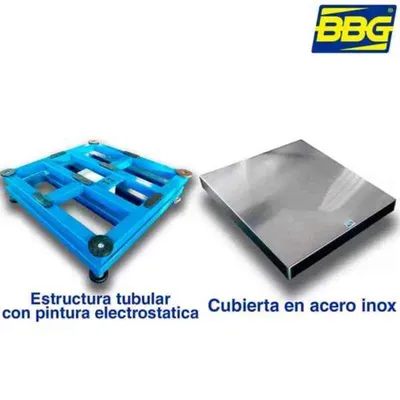 PLATAFORMA BASE SOPORTE INDUSTRIAL PARA BSCULA BBG PL-30
