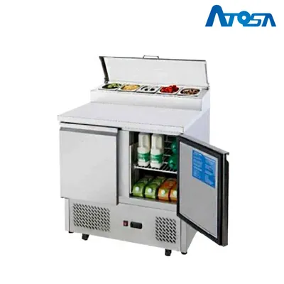 ESTACIN DE SANDWICH Y ENSALADAS DOS PUERTAS DE 90 CM