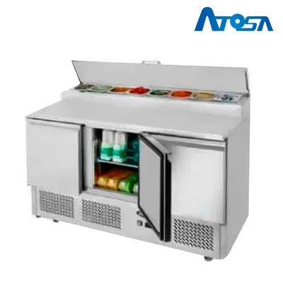 ESTACIN DE SANDWICH Y ENSALADAS 3 PUERTAS - 136 CM