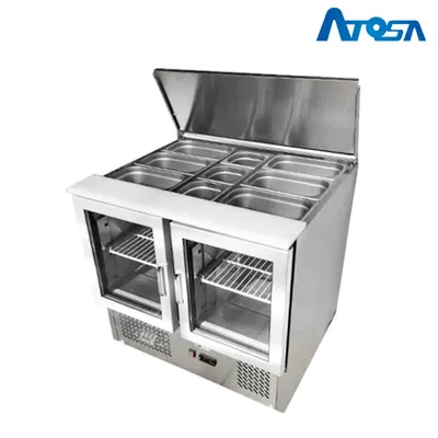 ESTACION DE EXHIBICIN PARA BAR 2 PUERTAS DE 90 CM