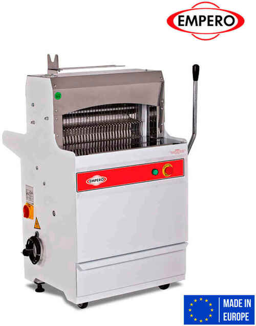 TAJADORA DE PAN SEMI-AUTOMATICA BAKER-3001 EUROPEA